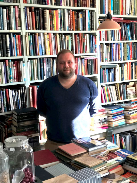 Eypor Jovinsson, The Magic Bookstore in Flateryi, Iceland