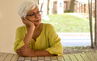 Image of woman looking dejected